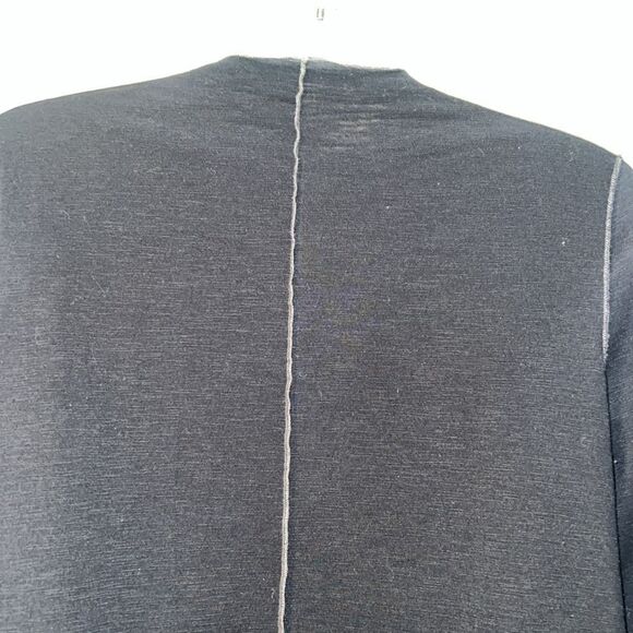 LOGO LAYERS by LORI GOLDSTEIN Black Corine Long Sleeve T Shirt-M - Picture 5 of 9